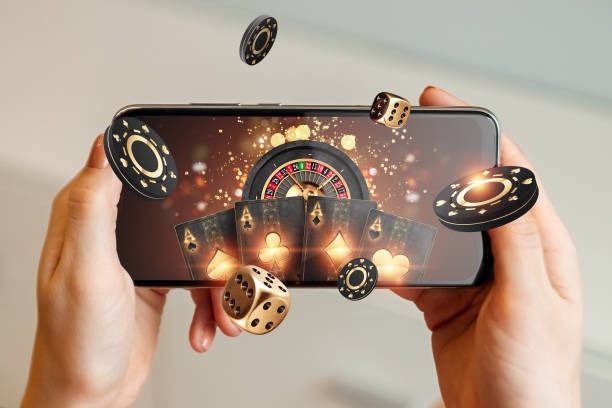 Live football and casino game selection interface